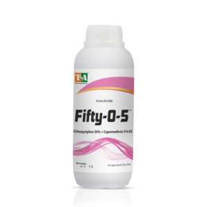 Fifty-O-5 (Chlorpyriphos 50% + Cypermethrin 5% EC)